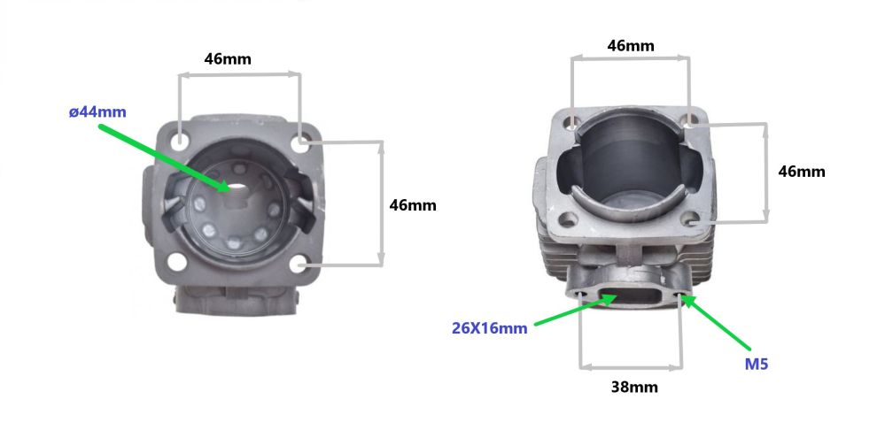 SET MOTOR POCKET BIKE 60cc 44MM [4]