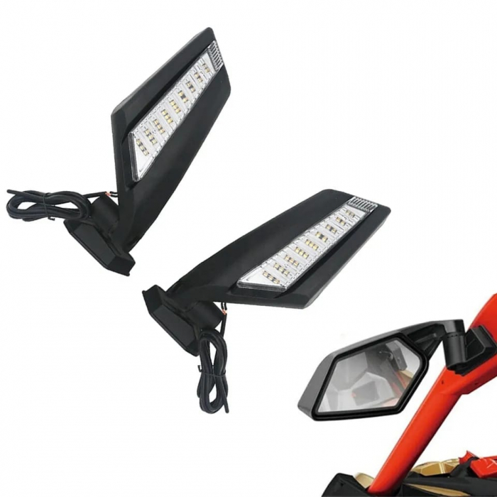 SET OGLINZI CU SEMNALIZARI RABATABILE  UTV CAN-AM MAVERICK X3  / CAN-AM COMMANDER 800 / 1000 [5]