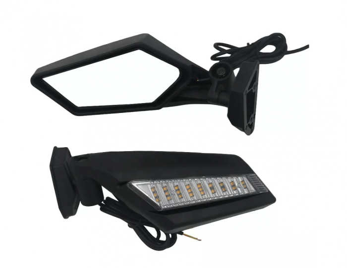 SET OGLINZI CU SEMNALIZARI RABATABILE  UTV CAN-AM MAVERICK X3  / CAN-AM COMMANDER 800 / 1000 [4]