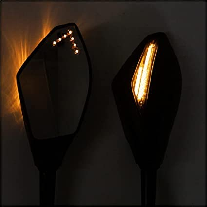 OGLINZI RETROVIZOARE CU SEMNALIZARI LED PENTRU MOTO [4]
