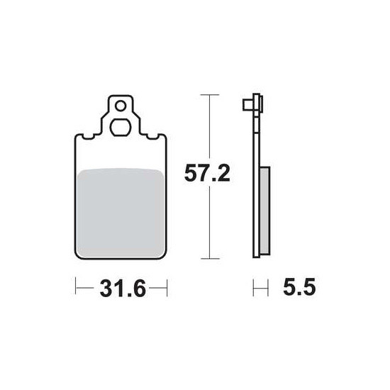 SET PLACUTE FRANA FATA  APRILIA RED ROSE 50 / MALAGUTI CENTRO 50 / MALAGUTI F15 / PIAGGIO FREE 50 [2]