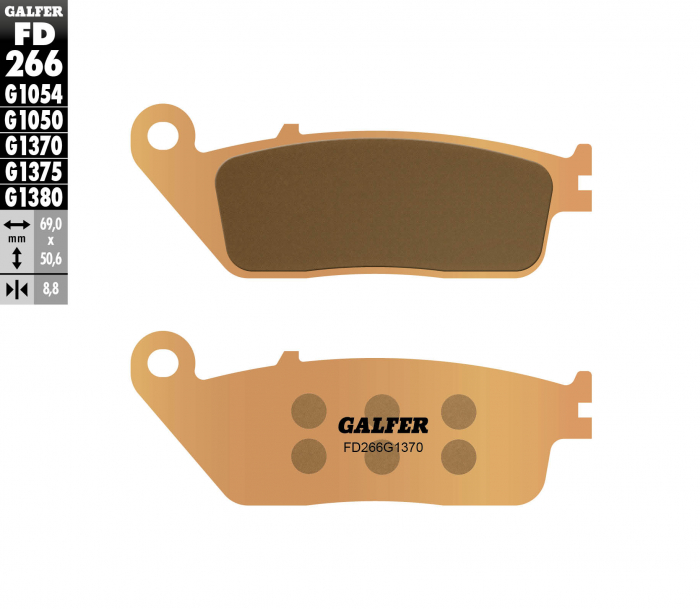 SET PLACUTE FRANA FATA/SPATE BMW, HONDA, SUZUKI, YAMAHA , BENELLI [3]