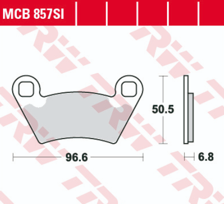 SET PLACUTE FRANA FATA / SPATE POLARIS RANGER / RZR 700/800/900 06-14 [2]