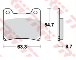SET PLACUTE FRANA YAMAHA TZR 125, SR 500, FZ 600, FZR 600, XJ 600, YX 600 Radian, XV 700 Virago, FZ 750, FZX 750 Fazer, XJ 750F, XJ 750 Maxim X, XV 750 Virago, XJ 900 (-toate), XV 1000 Virago, F [2]