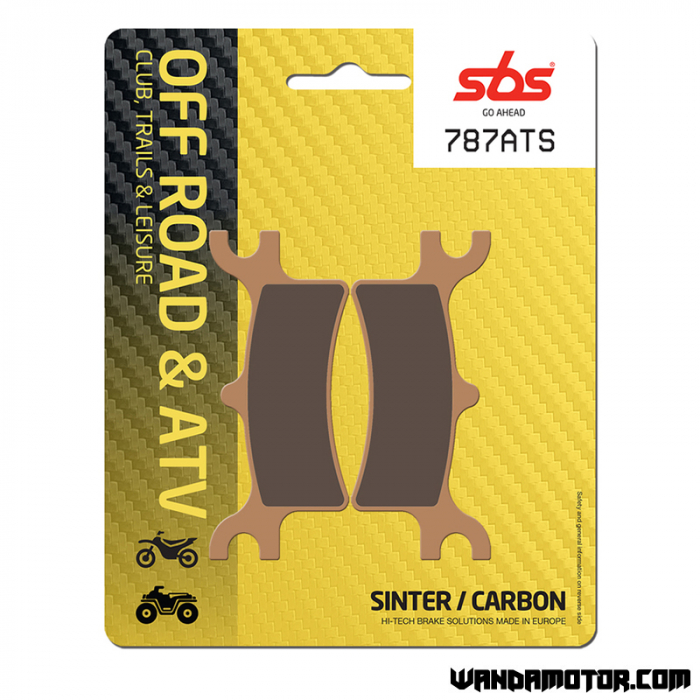 SET PLACUTE FRANA SPATE  POLARIS SCRAMBLER/SPORTSMAN 400/450/500/800 SINTER [3]