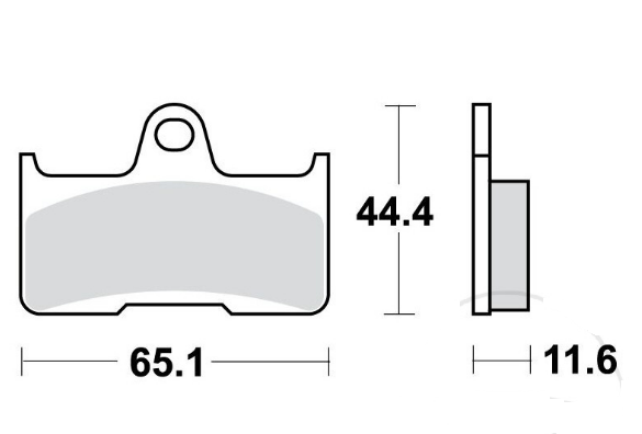 SET PLACUTE FRANA SPATE SINTERIZATE CFMOTO 400/450/500/550/800 =>2018 [4]