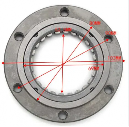 SET RULMENT UNISENS YAMAHA GRIZZLY 660 2003-2008 RHINO 660 2005-2008 [3]
