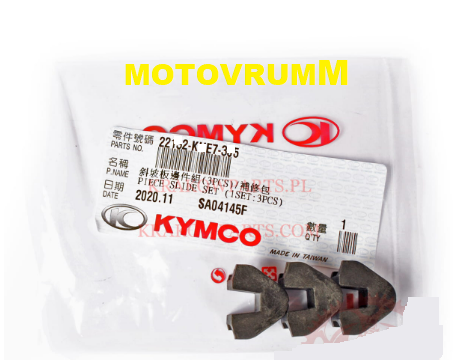 SET SLIDERE VARIATOR KYMCO MXU 300 / GRAND DINK 250 / XCITING 250 / KXR 250 / MAXXER 300 [2]