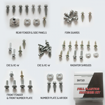 SET SURUBURI PLASTIC KTM SX '11-'15, EXC '12-'15 [3]