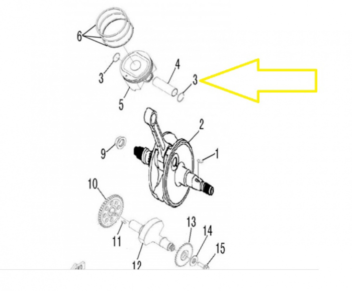 SIGURANTA BOLT PISTON LINHAI 550 35129 [2]