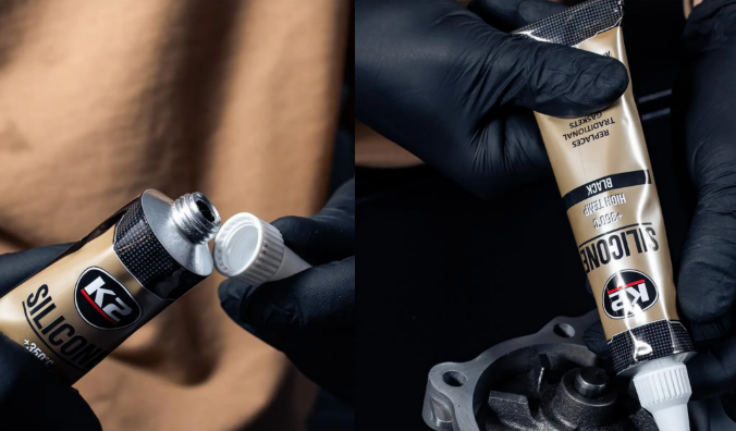 SILICON ETANSARE MOTOR REZISTENT LA TEMPERATURA  NEGRU [3]