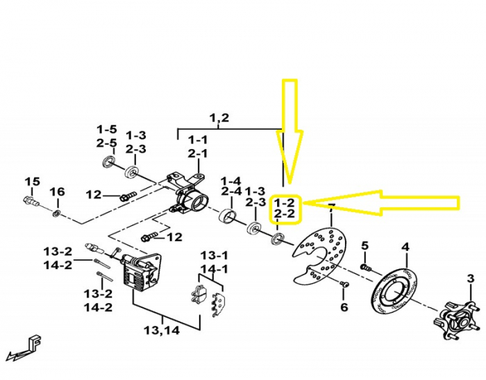 SIMERING EXTERIOR RULMENT FUZETA FATA TGB 325/425/550/600 TARGET/BLADE [2]