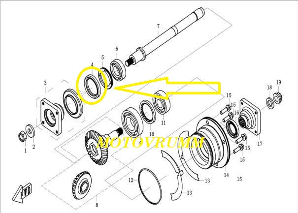 SIMERING CFMOTO TRANSMISIE-MOTOR 0180-060007 [3]