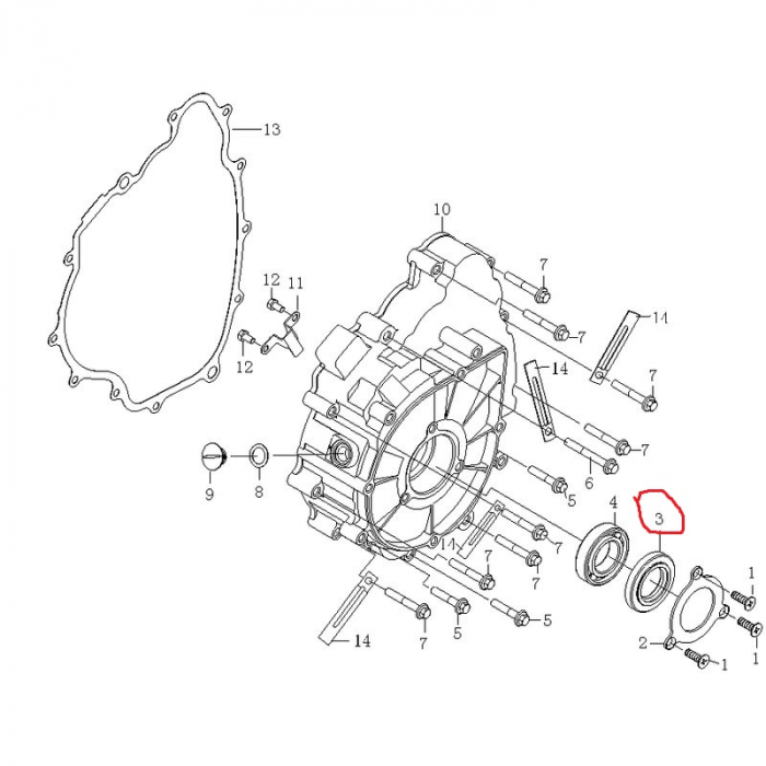 SIMERING MAGNETOU CF MOTO 500 / 625 / 800 2007-2023 [3]