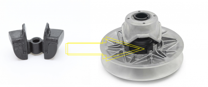 SLIDER FULIE SPATE ATV-UTV CFMOTO 400 / 450 / 520 / 550 / 625 / 800 / 1000  2012-2024 [2]