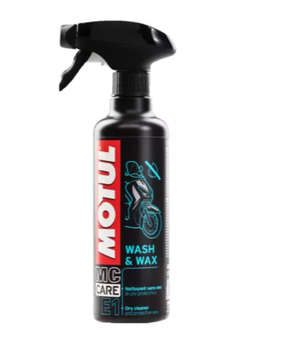 Solutie curatare fara apa MOTUL MC CARE E1 Wash & Wax 400ml [1]