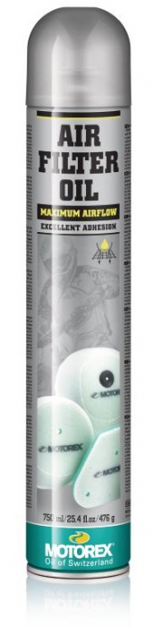 SPRAY UNS FILTRU AER MOTO MOTOREX AIR FILTER OIL MAXIUMUM AIRFLOW 750ML [2]