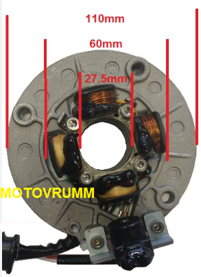 STATOR CU LUMINI YAMAHA YZ 250 F '04 YAMAHA YZF400/426/450 '98-'05 [1]