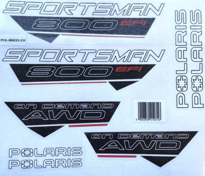 STICKERE POLARIS SPORTSMAN 800 EFI [1]