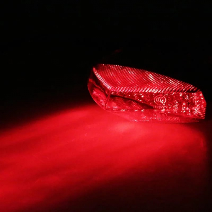 STOP LED UNIVERSAL CONIC ROSU  CU ILUMINARE NUMAR INMATRICULARE [3]