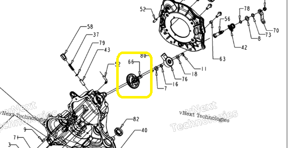 SUBANSAMBLU AX SCHIMBATOR POLARIS SPORTSMAN 550,850,1000 / SCRAMBLER 850,1000 [3]