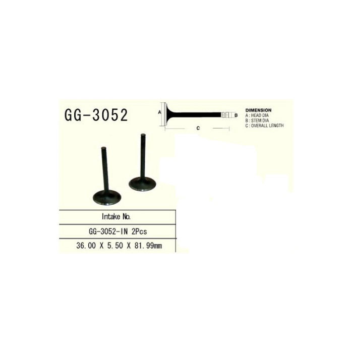Supapa otel admisie Suzuki LTR 450 06-12 [2]