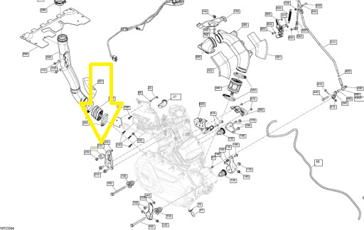 SUPORT MOTOR CAN-AM / BUCSA ANTIVIBRATIE BRP [3]