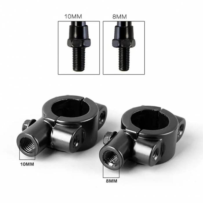 SET SUPORT OGLINZI CU PRINDERE PE GHIDON UNIVERSALE FILET M10 / M8 [3]