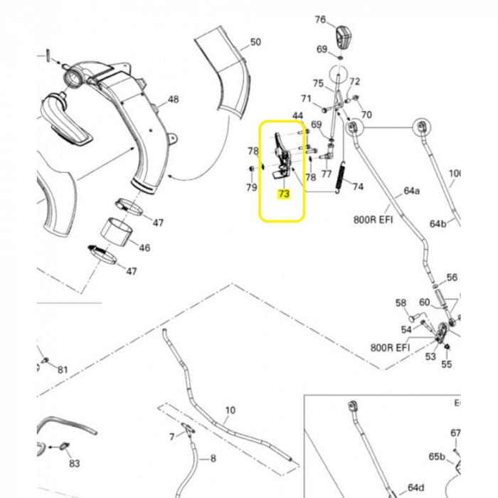 SUPORT SCHIMBATOR CAN-AM RENEGADE / OUTLANDER G2 [2]