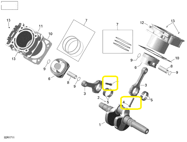 SURUB BIELA CAN-AM 450/570/650/800 420641645 [2]