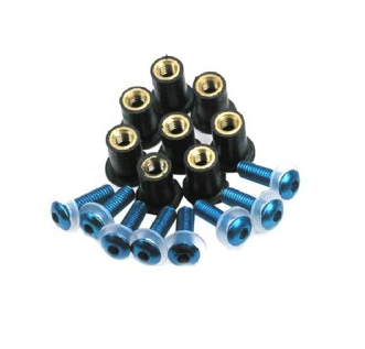 SURUBURI + PIULITE CARENAJ MOTO ALBASTRU / ROSU [1]