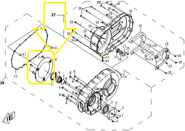TABLA CAPAC INTERIOR TRANSMISIE CFMOTO 500/625 2007-2015 [2]