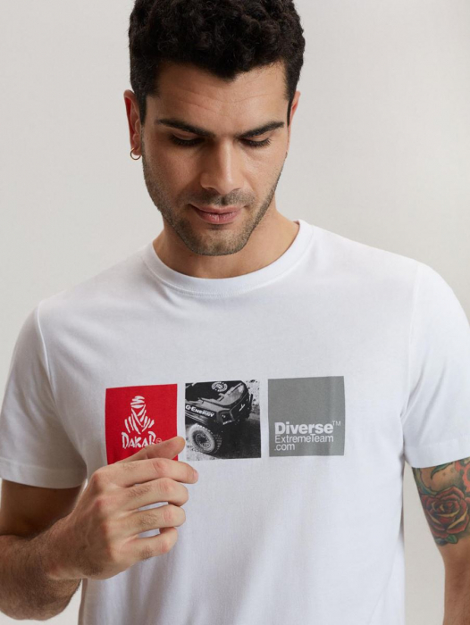 Tricou Alb Dakar Model 0423 [2]