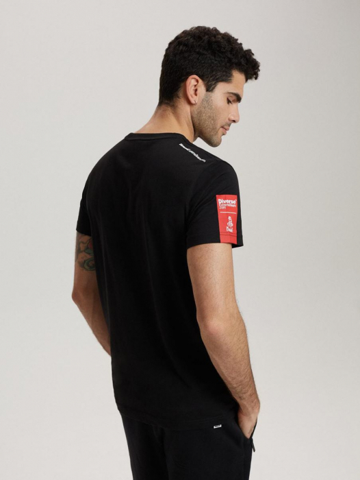 Tricou NEGRU Imprimeu Alb DAKAR Marimea L [3]