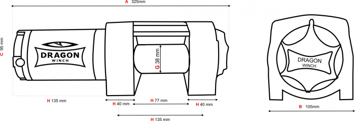 TROLIU ATV / UTV 3500 LBS 1588KG 12V  CU TELECOMANDA WIRELESS [4]