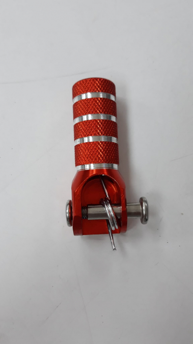 VARF PEDALA SCHIMBATOR UNIVERSAL CU BOLT SI ARC NEGRU/ORANGE [3]