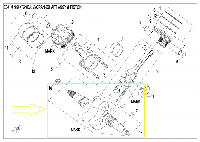 VIBROCHEN CFMOTO 800 MARCAT B  0800-041000-10021 [3]