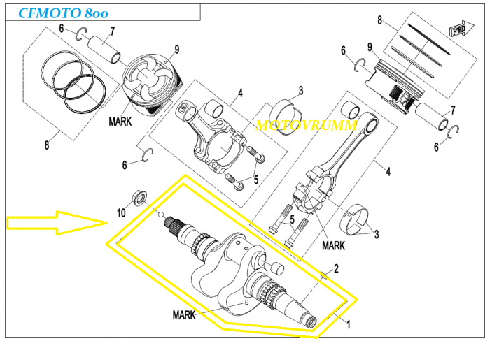 VIBROCHEN CFMOTO 800 MARCAJ A 0800-041000-10010 [4]