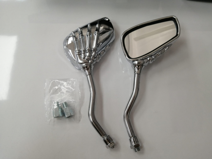 SET OGLINZI CROMATE CHOPPER M8-M10 [3]