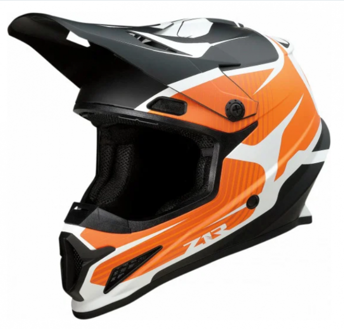 CASCA OFF-ROAD Z1R OPEN-FACE PORTOCALIU [1]