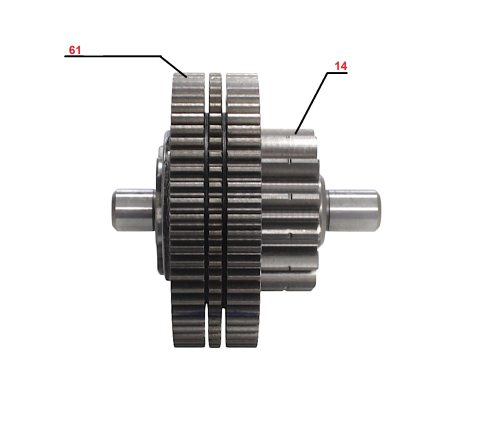 PINION INTERMEDIAR PORNIRE KYMCO 500/550/700 ( PINION DUBLU ) [3]
