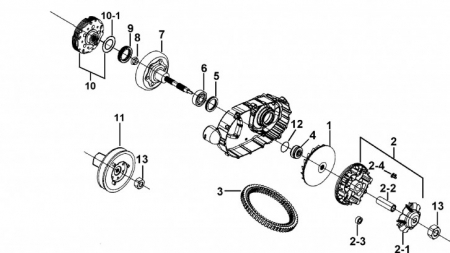 PIULITA VARIATOR TGB BLADE / TARGET 425 / 525 / 550 / 600 [2]
