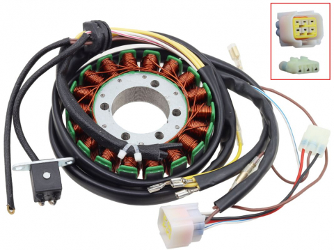 ATV-uri (Piese) - STATOR POLARIS HAWKEYE 400  '12-'14, SCRAMBLER / SPORTSMAN 450,500 '04-'12