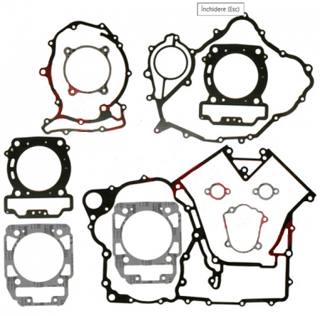 CF MOTO 800 - SET COMPLET GARNITURI CFMOTO ZFORCE / UFORCE / CFORCE 850/1000 2018=>