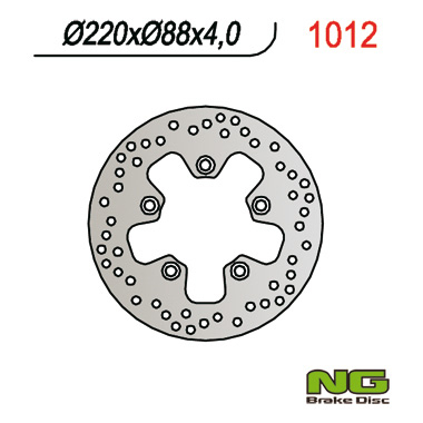 DISC FRÂNĂ SPATE KYMCO 250/300 04-22 , ARCTIC-CAT DVX 250/300 [1]