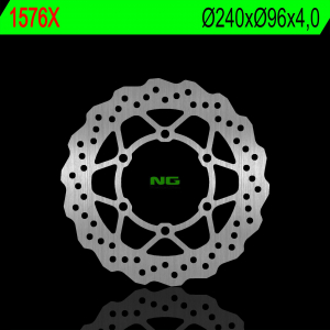 Sistem Franare - DISC FATA KAWASAKI KLX 125 10-17, D-TRACKER 125 10-17 (240X96X4.0MM) (PRINDERI 6X10.5MM)