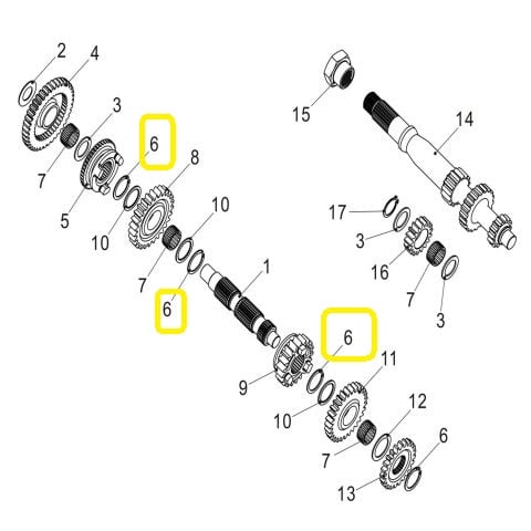 SIGURANTA AX CUTIE VITEZE LINHAI 500/M565/570 / CFMOTO ATV/UTV/SSV 07-26 [1]