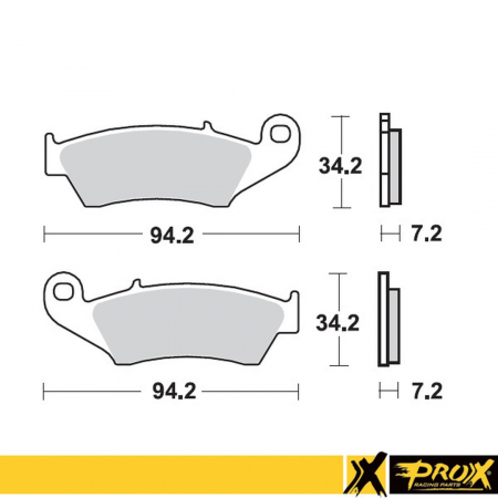SET PLACUTE FRANA FATA  APRILIA, BETA, GAS GAS, HONDA , SUZUKI