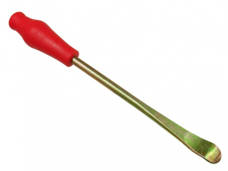 Scule / Intretinere - LEVIER  PLAN PLAT CU MANERE DE PLASTIC 35CM MANER ROSU