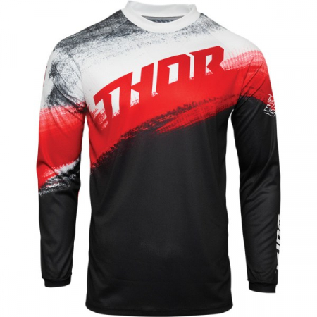 Bluze moto - Bluza Thor Rosu/Negru